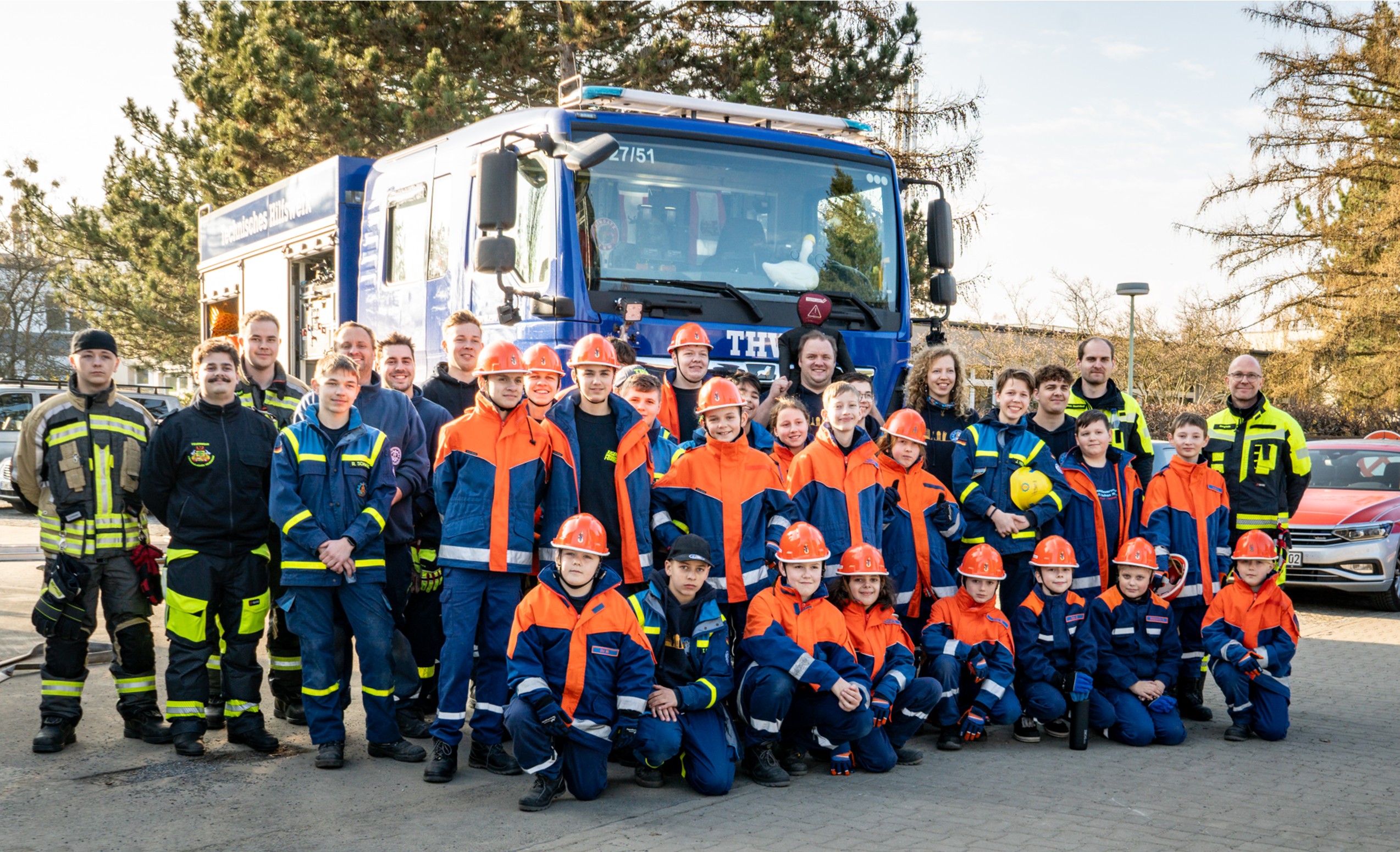 Gruppenbild THW-Ausbildungstag